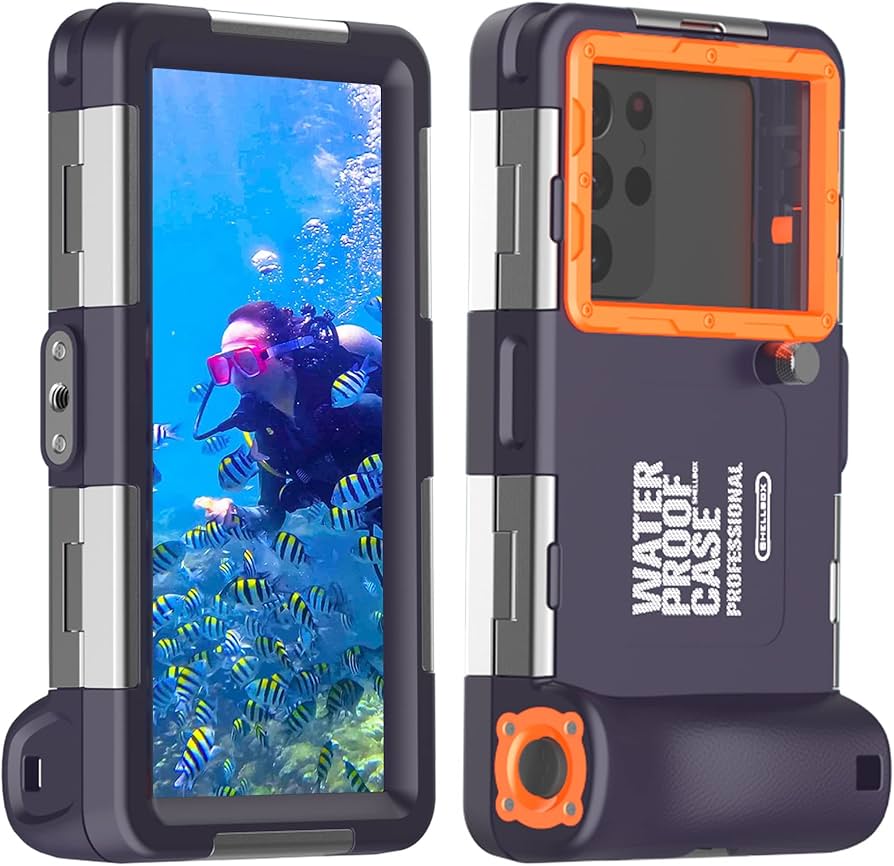 ダイビングスマホ用ハウジンググリップ付き ダイビングスマホ用ハウジンググリップ付き